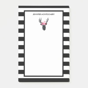 Geometrische duiker met Floral Crown Post-it® Notes