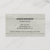 Geometrische duiker met Floral Crown Visitekaartje (Achterkant)