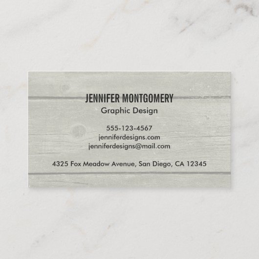 Geometrische duiker met Floral Crown Visitekaartje (Achterkant)