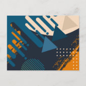 Geometrische eclatvet Abstract Briefkaart (Voorkant)