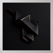 Geometrische Eclipse Poster (Voorkant)