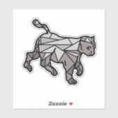 Geometrische eenvoudige zonnetjes, zoet, wit en zw sticker (Vel)