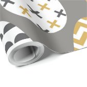 Geometrische eieren cadeaupapier (Rol Hoek)