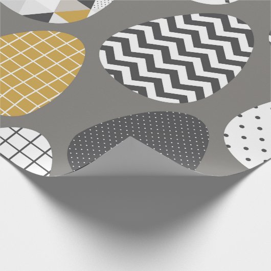 Geometrische eieren cadeaupapier (Hoek)