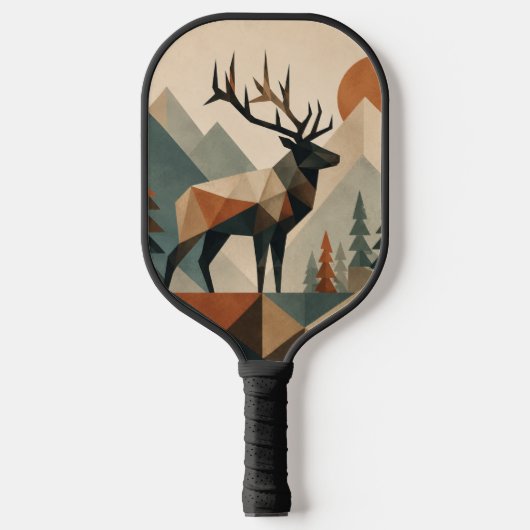 Geometrische Eland Pickleball Paddle (Voorkant)