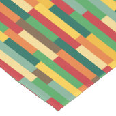 Geometrische elegante tabelrunner aardtoon medium tafelloper (Hoek)