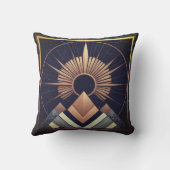 Geometrische elegantie buiten buitenkussen (Achterkant)