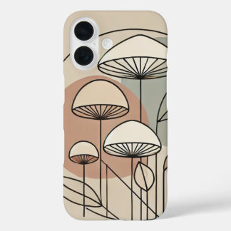 Geometrische elegantie iPhone 16 hoesje