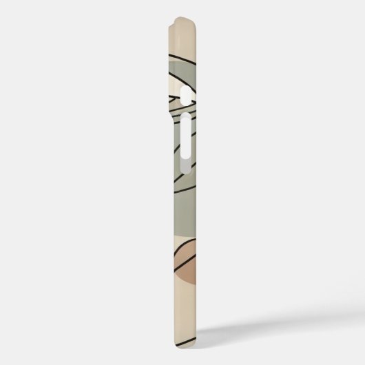 Geometrische elegantie Case-Mate iPhone case (Achterkant / Links)