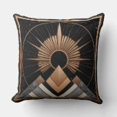 Geometrische elegantie katoen kussen (Voorkant)