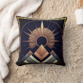 Geometrische elegantie Kussen van Katoen (Deken)