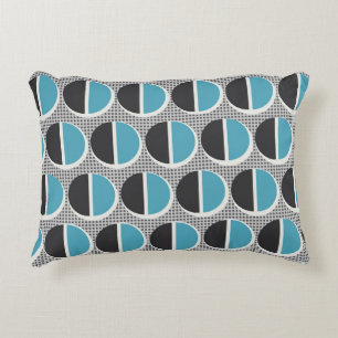 Geometrische elegantie: patroonontwerp. accent kussen