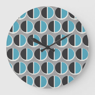 Geometrische elegantie:  patroonontwerp. grote klok