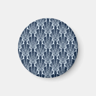 Geometrische elementen: gestileerd modern patroon magneet