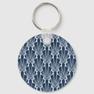 Geometrische elementen: gestileerd modern patroon sleutelhanger