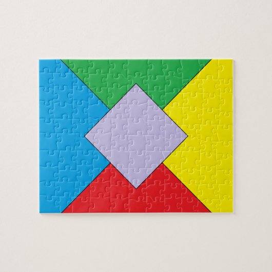 Geometrische elementen legpuzzel (Horizontaal)