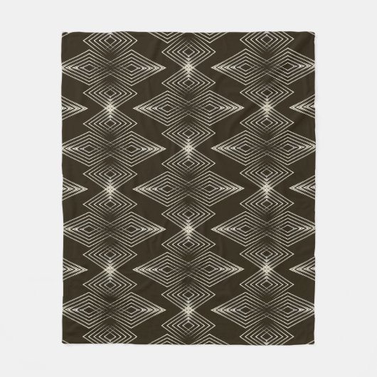 Geometrische elementen,  naadloos ornament. fleece deken (Voorkant)