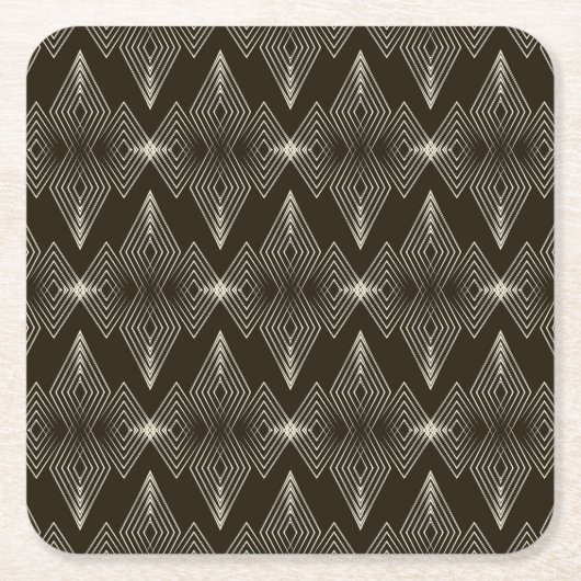 Geometrische elementen,  naadloos ornament. kartonnen onderzetters (Voorkant)