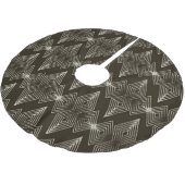 Geometrische elementen, naadloos ornament. kerstboom rok (Gekanteld)