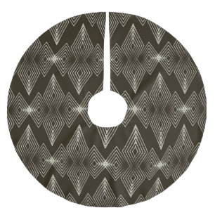 Geometrische elementen,  naadloos ornament. kerstboom rok
