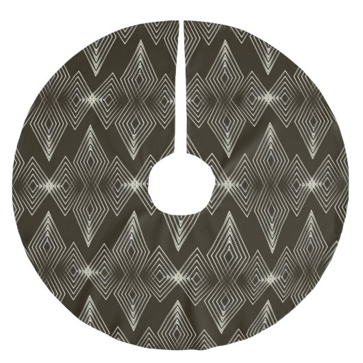 Geometrische elementen, naadloos ornament. kerstboom rok (Voorkant)
