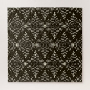 Geometrische elementen, naadloos ornament. legpuzzel