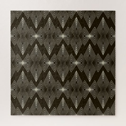 Geometrische elementen, naadloos ornament. legpuzzel (Verticaal)