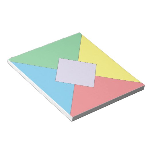 Geometrische elementen notitieblok (Schuin)