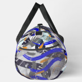 Geometrische elementen van penseelstreken in colla plunjezak (Rechts)