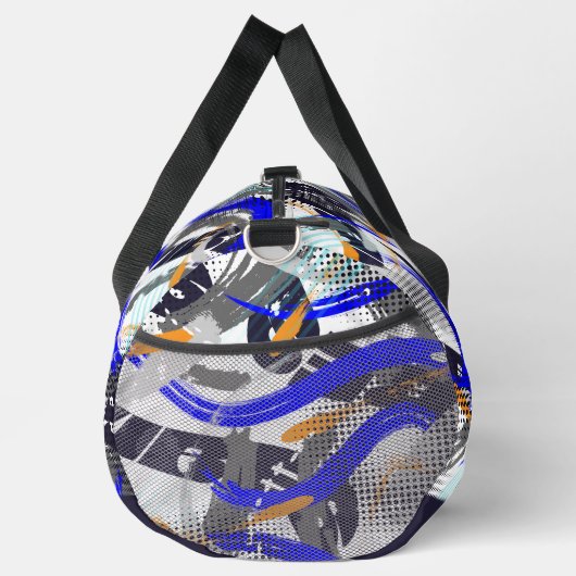 Geometrische elementen van penseelstreken in colla plunjezak (Rechts)