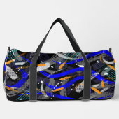 Geometrische elementen van penseelstreken in colla plunjezak (Voorkant)