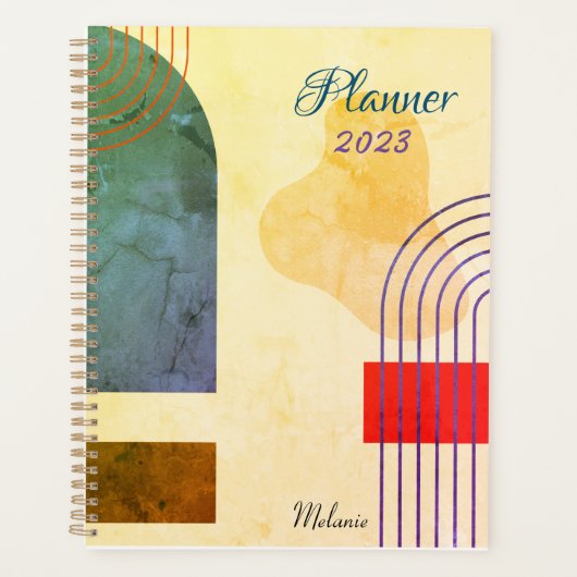 Geometrische en blob planner 2024 (Voorkant)