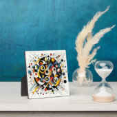 Geometrische energie burst - Abstracte cirkel kuns Fotoplaat (Insitu)