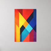 Geometrische Energie Canvas Afdruk (Voorkant)