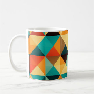 Geometrische Energie & Retro-Chic Koffiemok