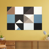 Geometrische Essentie Canvas Afdruk (Insitu (Woonkamer))