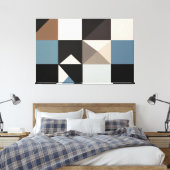 Geometrische Essentie Canvas Afdruk (Insitu (Slaapkamer))