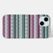geometrische etnische stammoederpatroon van Amerik Case-Mate iPhone Case (Achterkant (horizontaal))