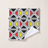 Geometrische etnische tribale decor bad handdoek (Wasdoekje)
