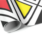 Geometrische etnische tribale patronen cadeaupapier (Rol Hoek)