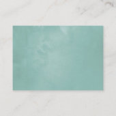 Geometrische Eucalyptus Baby shower Display Shower Informatiekaartje (Achterkant)