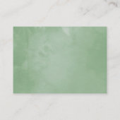 Geometrische Eucalyptus Bruiloftsshower Display Do Informatiekaartje (Achterkant)