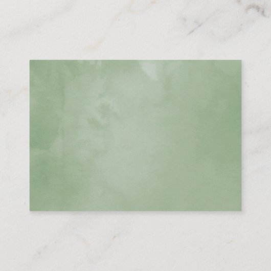 Geometrische Eucalyptus Bruiloftsshower Display Do Informatiekaartje (Achterkant)