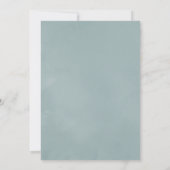 Geometrische Eucalyptus Virtuele Baby Shower Kaart (Achterkant)