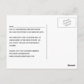 Geometrische Eucalyptus Wedding Verandering van Pl Briefkaart (Achterkant)