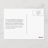 Geometrische Eucalyptus Wedding Virtual Wedding Fo Briefkaart (Achterkant)