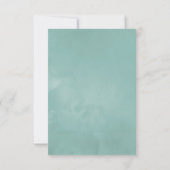 Geometrische EucalyptusBaby shower Bedankkaart (Achterkant)