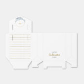 Geometrische eucalyptusbevestigingshoek bedankdoosjes (Uitgevouwen)