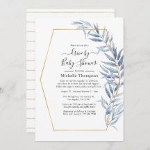 Geometrische Eucalyptusbladeren Drive By Shower