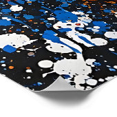 Geometrische explosie Stedelijke abstractie Poster (Hoek)